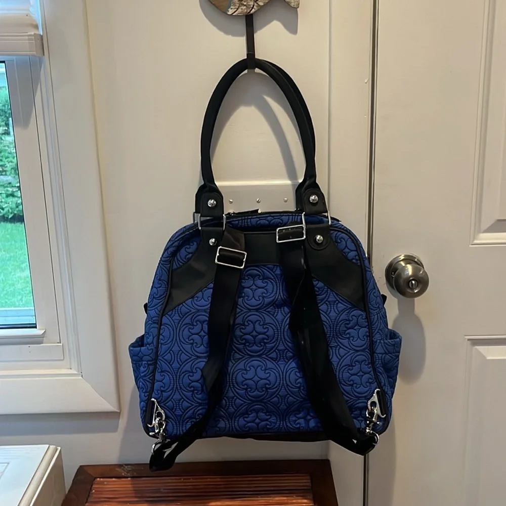 Petunia Pickle Bottom Westminster Stop Embossed Satchel Diaper Bag,NWT